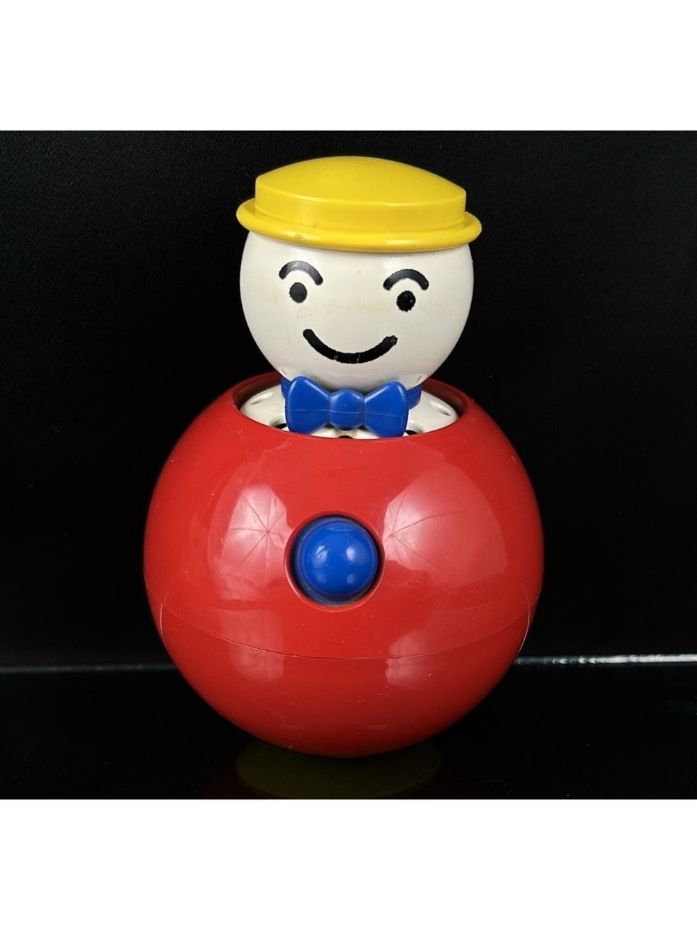 Vintage Retro Ambi Toys Clown Pop Up Ball Jack in the Box Made In Holland